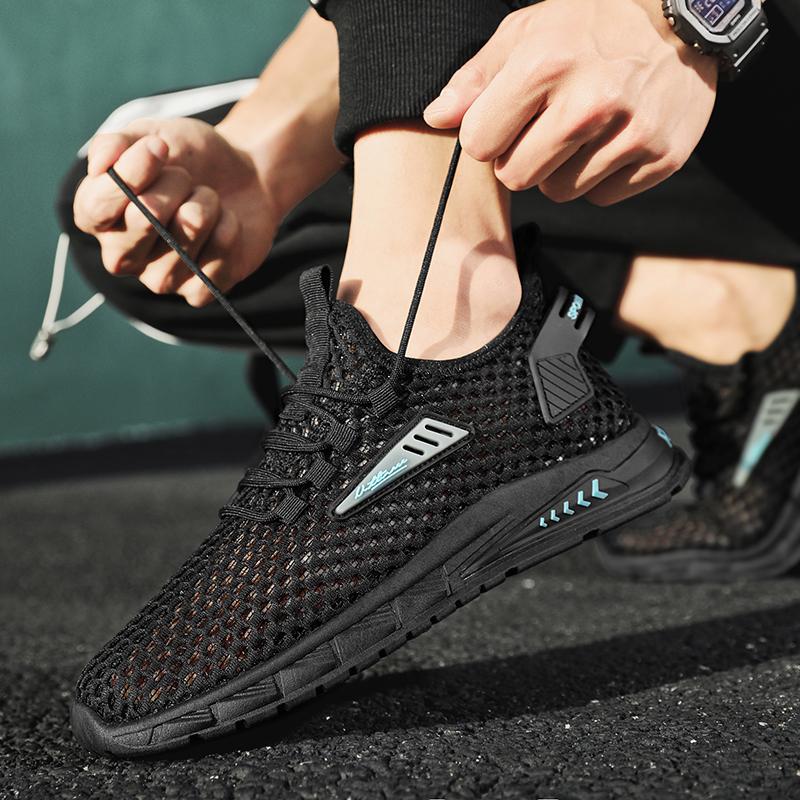 Fashion Summer Sneakers Running Men's Platform Outdoor Training Fashion Brand Tennis Breathable Casual Running Shoes Zapatillas Hombre