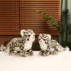 38/48cm Realistic Snow Leopard Plush Toy Stuffed Animal  Cute Companion Decor  Soothing Cuddly Doll  Perfect Graduation Gift