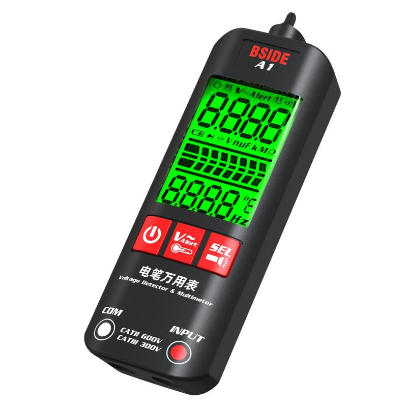 Multimetru Mini A1 Sensibilitate reglabilă în mod dublu Tensiune de detectare de înaltă precizie inteligentă de mână