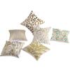 European Style Golden Geometric Print Car Pillow Cover Sofa Cushion Cover Home Furnishings