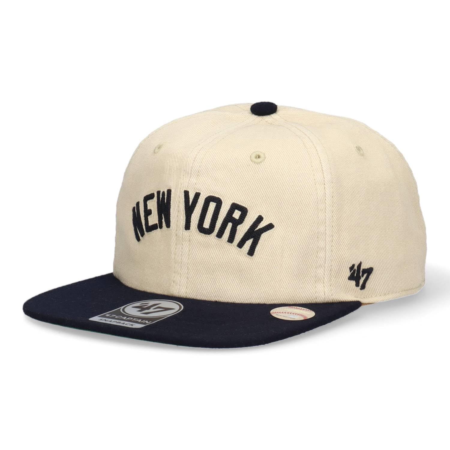 

47 Captain Field Stone New York Yankees Block Logo Cap CAPTAION FIELD STONE CAP (Forty Seven)