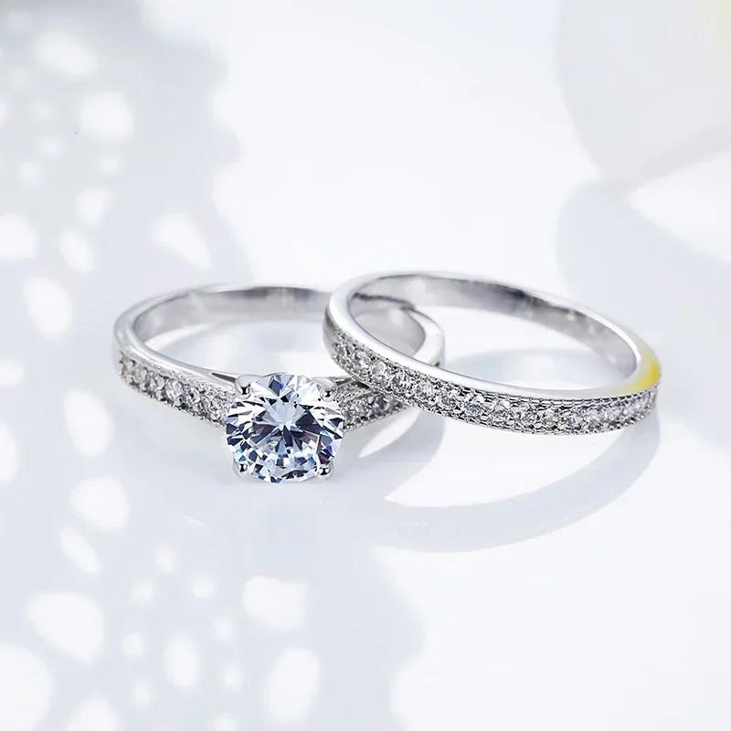 New 2-Piece Set Of Rings With European And American Style, Personalized Luxury, High-End Design, Temperament, And Trendy Jewelry