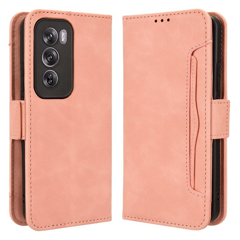 For Oppo Reno12 Pro 5G (Global) Case Multiple Card Slots Leather Phone Cover