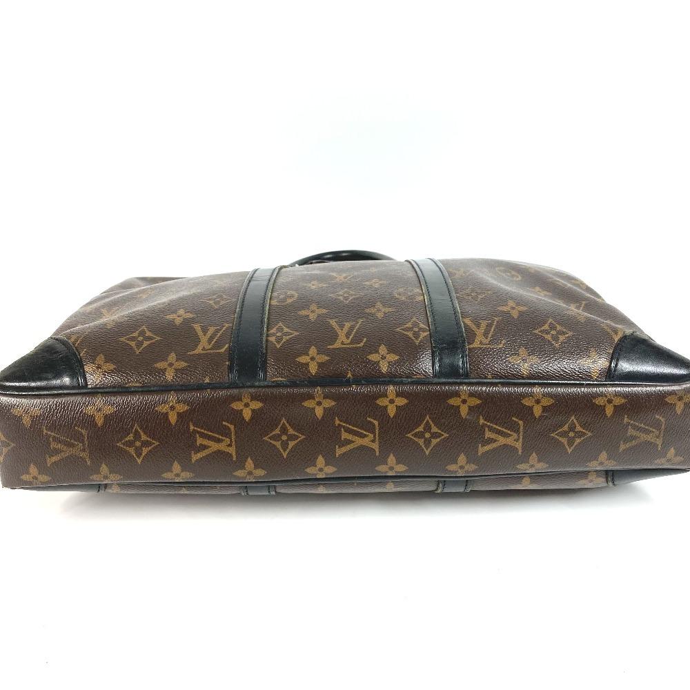 Louis Vuitton M40225 MonogramMacassar Porto Document-Voyage PDV Hand Bag