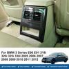 Hinterer Lüftungsgitter-Auslasspanel-Zierleiste Kompatibel mit BMW 3er E90 E91 2005-2012, ABS Hinterer Luftauslass-Panel Anti-Kratzschutz Rahmenabdeckung