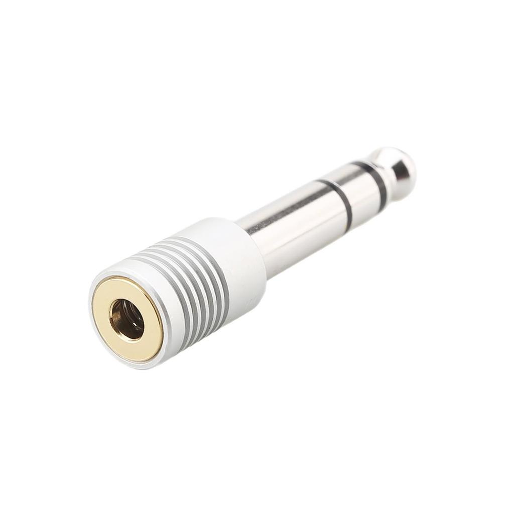 Nickel-Plated 6.35mm to 3.5mm Female Audio Adapter Plug, 3.5mm Female to 6.5mm Stereo Male Headphone Adapter