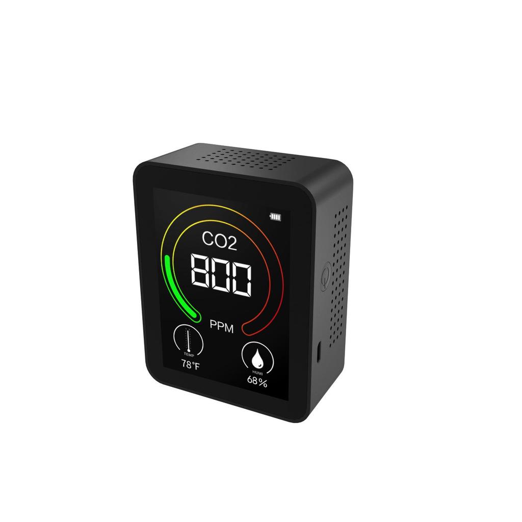 NDIR CO2 Detector with Temperature, Humidity, TVOC, and Formaldehyde Monitoring
