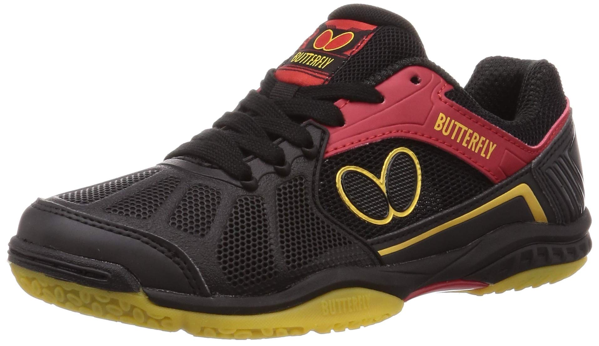 

Butterfly Table Tennis Resoline Size 93620 Shoes, Refornes, Black, 24.5cm, чорний