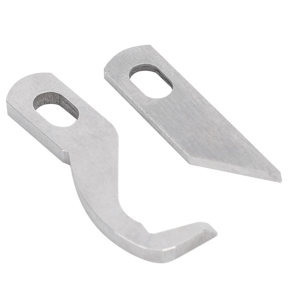 2pcs Compatible Overlock Machine Knives Multifunctional Sewing Machine Knives Household Sewing