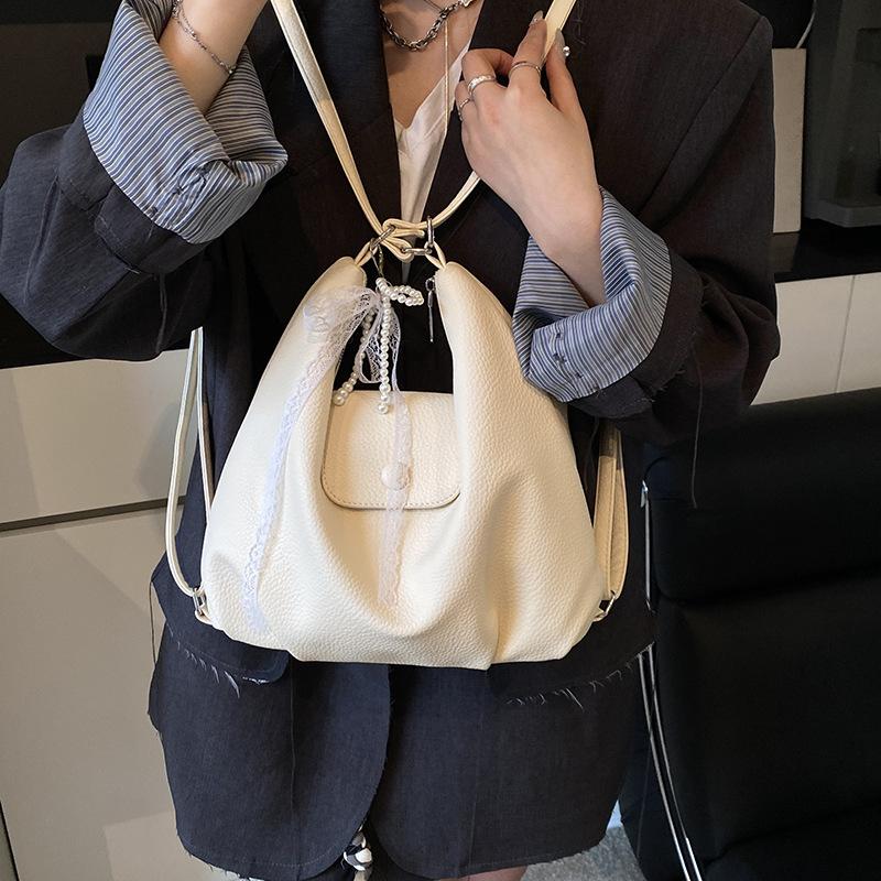 Hand Carrying Tote Bag Women's New Large-capacity Commuter Travel Backpack Women's Casual Shoulder Messenger Bag