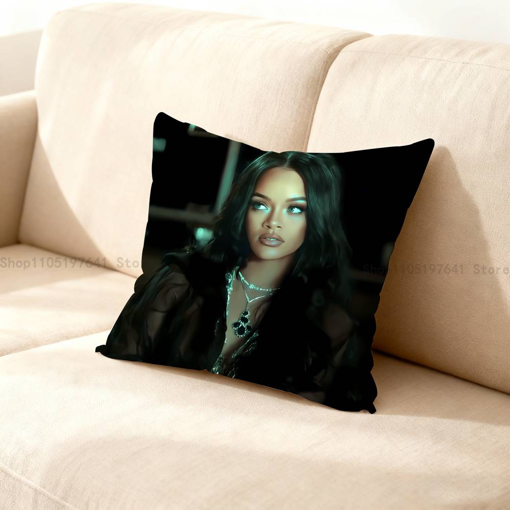 Singer RRihannaES Pillow Case For Sofa Decor Car Office Room Printing Cushion Cover Decorations and Protector