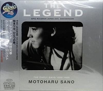 CD MOTOHARU SANO  LEGEND ESCL2363 Epic 2002 Japan ObiJapanese PopRock Used