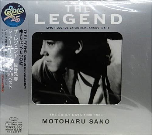 

CD MOTOHARU SANO - LEGEND ESCL2363 Epic 2003 Япония Японский Поп/Рок Б/У