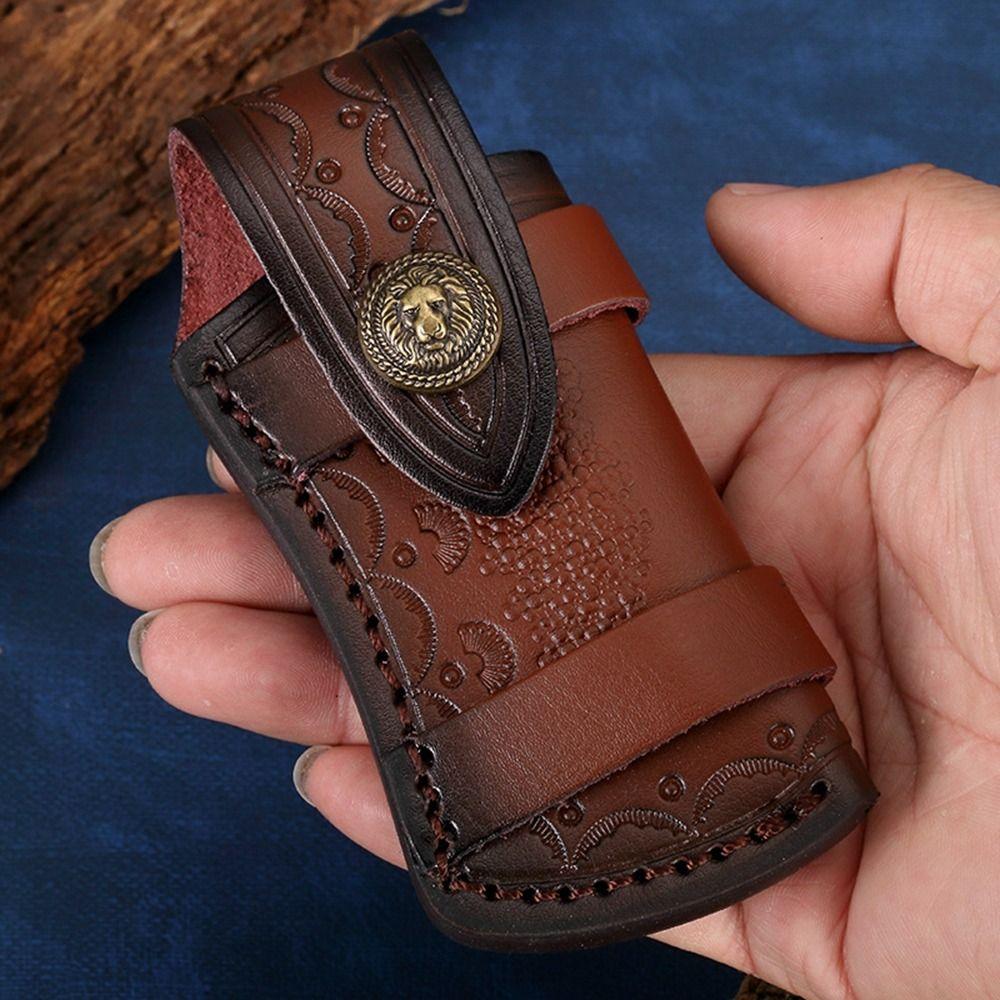 Black&Brown Waist Knife Scabbard Foldable Case Holder New Hunt Camping Pocket Outdoor Tool