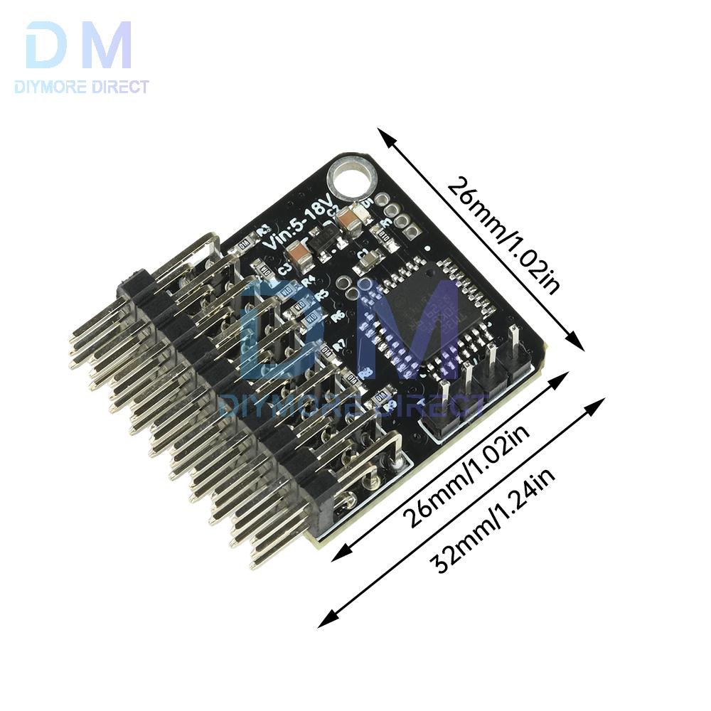 DC 5-18V 8-Channel Signal Converter Pwm Conversion Module Suitable For Fpv Unmanned Aerial Vehicle Receiver