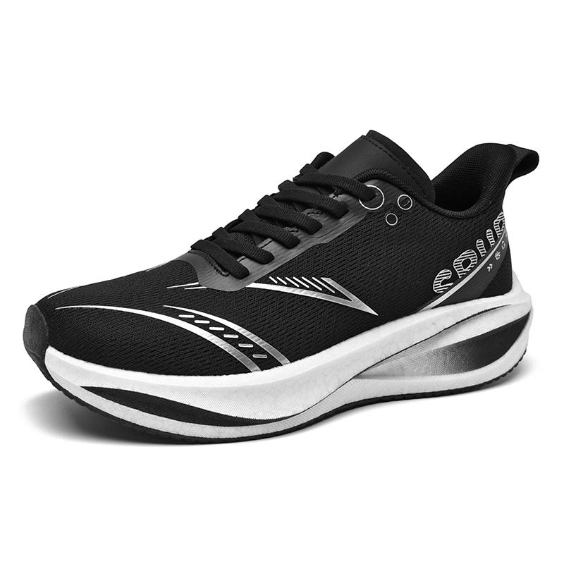 Men's racing running shoes four season new soft-sole comfort casual sneakers fashion student breathable light speed sports shoes