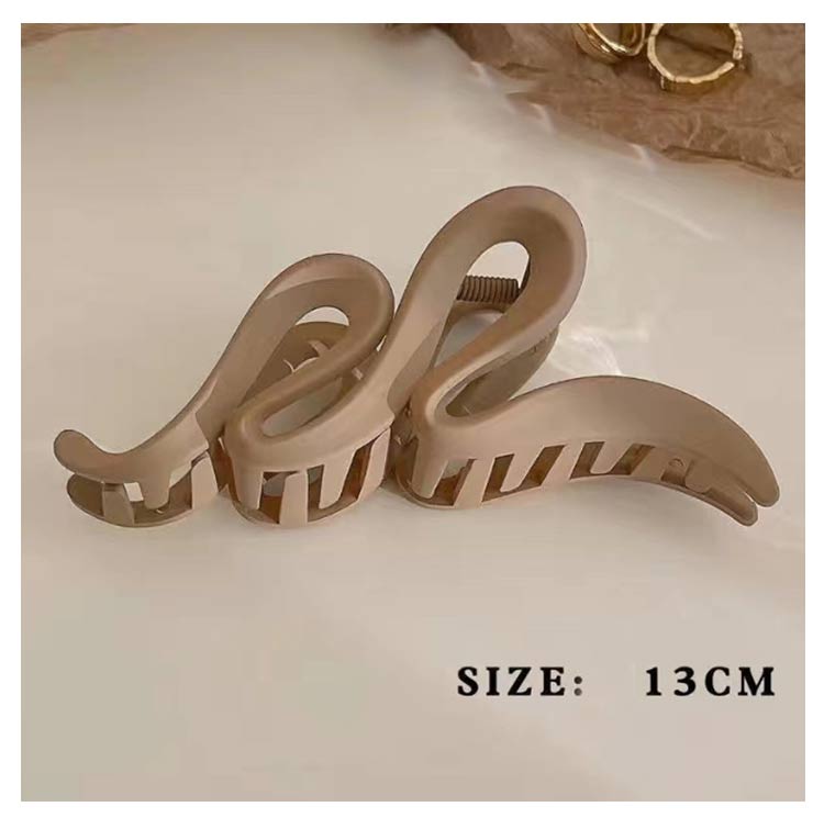 

Fashion Korean Solid Color Acrylic Wave Hair Claws for Women Simple Hair Clip High Quality Daily Hair Accessories Girls Gift хакі