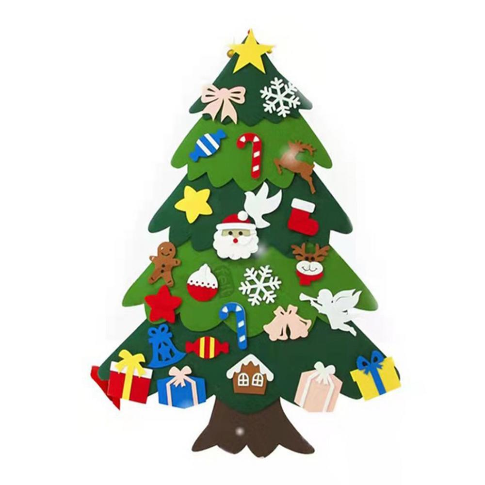 Felt Christmas tree holiday tree decorations children's Christmas tree wall decorations home decorations for children