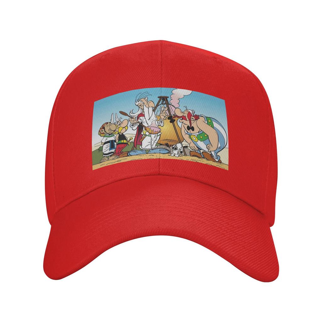 Unisex Baseball Hats Asterix And Obelix Dogmatix Outdoor Streetwear Summer Sports Baseball Caps Hip Hop Cap Casquette Hats