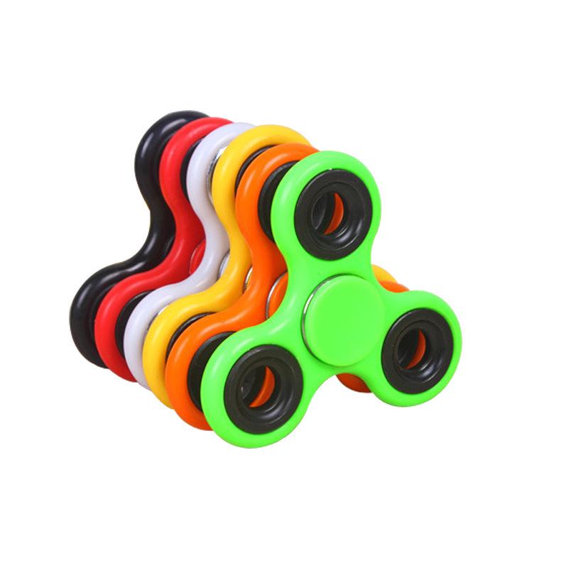 Creative Stress-Relief Alloy Fidget Spinner - Colorful Toy for Kids and Students
