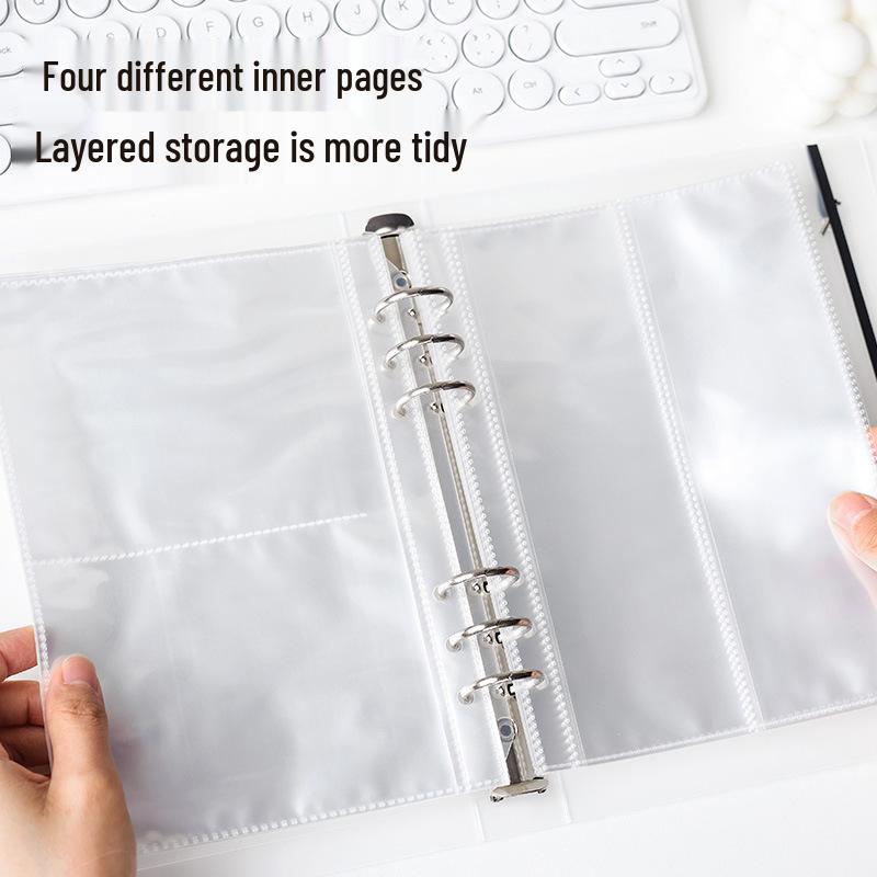 Star Idol Polaroid Album: 4-Grid Transparent Sleeve Sticker Storage