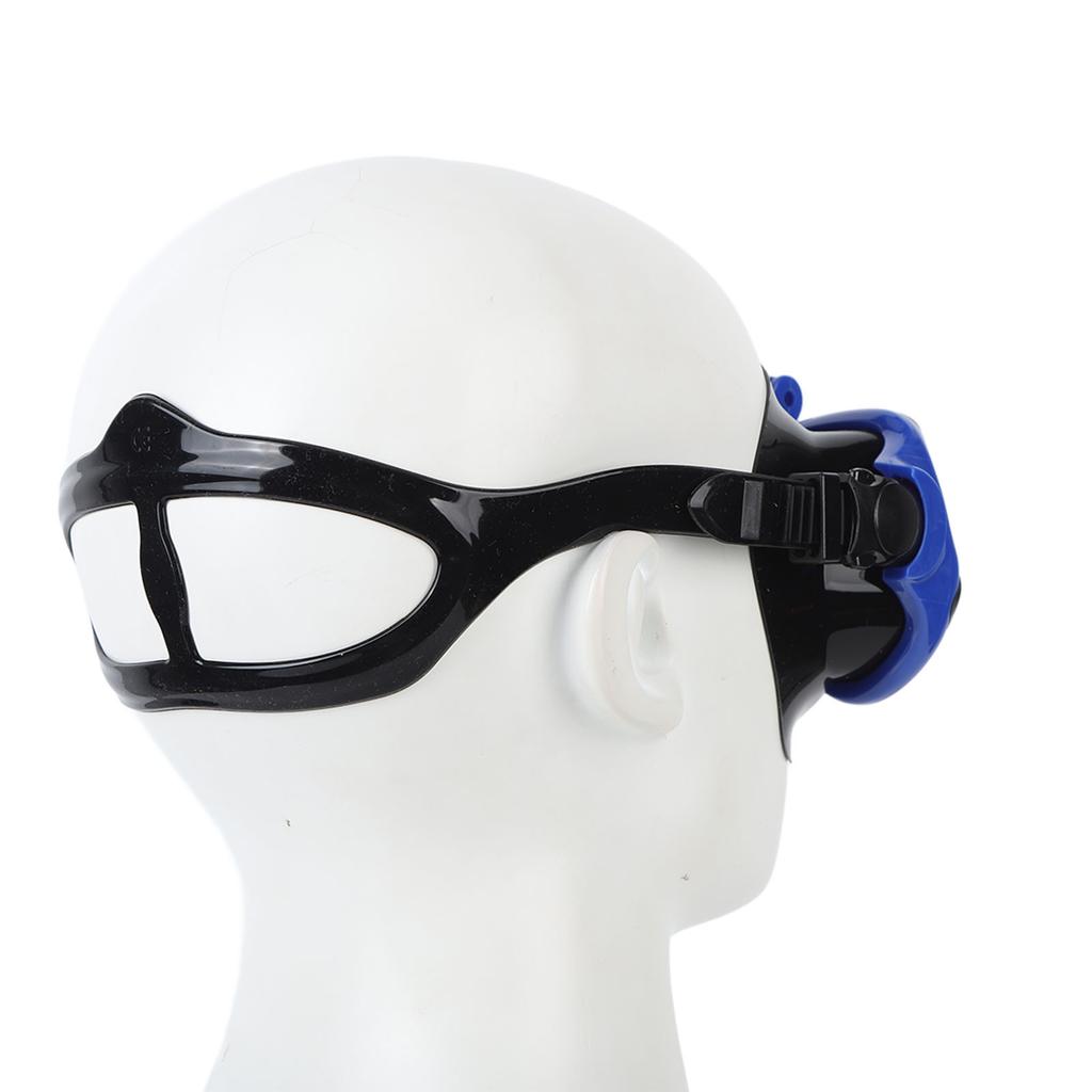 Swimming Snorkeling Goggles HD Waterproof Antifog Diving Goggles With Nose Cover For Men Women Blue