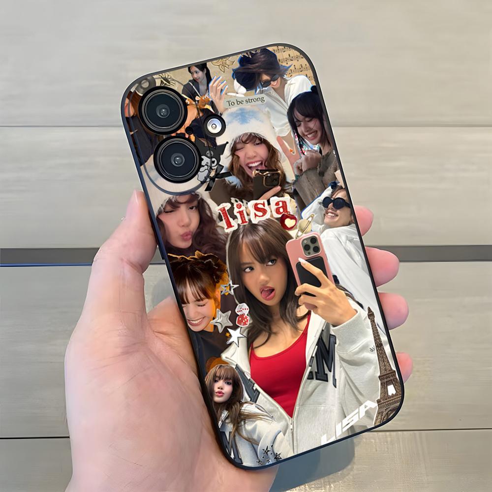 Koreli Kız Grubu L-Lisa Lalisa Telefon Kılıfı Iphone 17 Pro Max 15 16 Pro 14 Plus 13 11 12 Xr X Xs 7 8 SE Plus İçin Arka Kapak