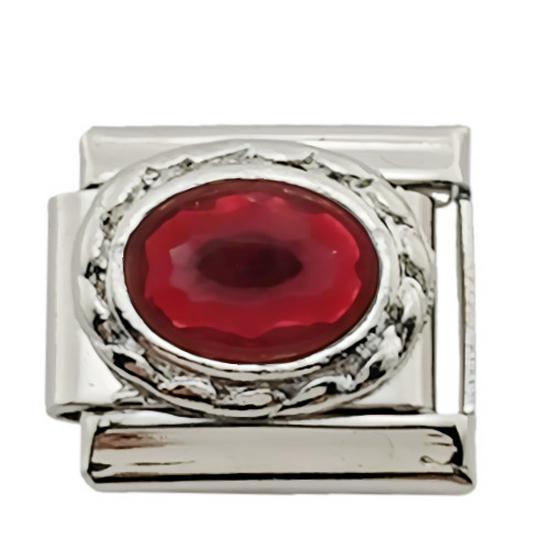 Enamel DIY Inlaid Titanium Steel Italian Charm Bracelet
