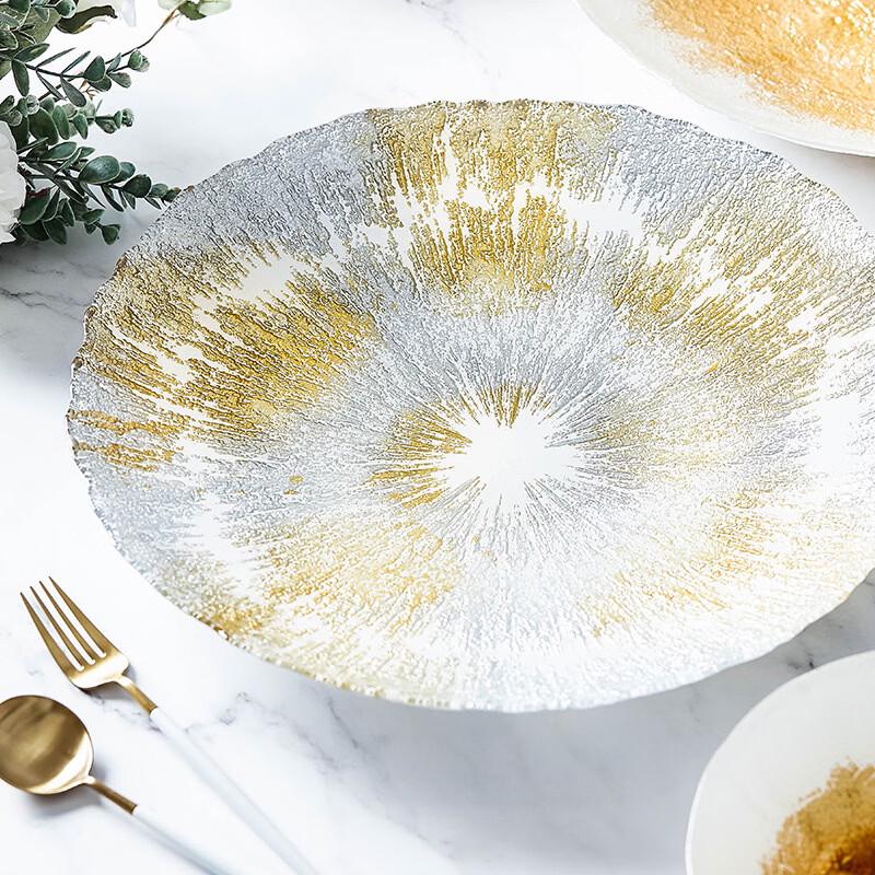 VAKADA Glass Fruit & Snack Serving Bowl