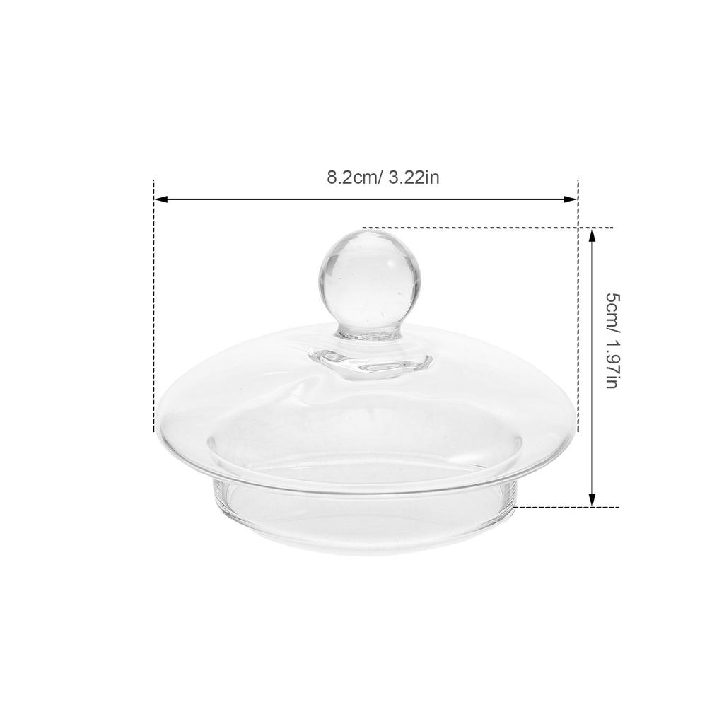 Coperchio di ricambio per bollitore da tè in vetro, coperchio trasparente resistente al calore per teiera, non richiede installazione, bordo liscio, teiera