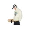 Li Ning Skateboard Series Loose Hooded Pullover Sweatshirt Unisex Sweatshirt Cream-Yellow AWDUB37-1