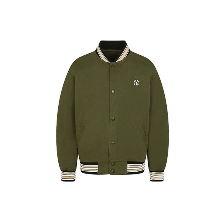 MLB New York Yankees NY/LA American Retro College Style Jacket Unisex jackets Khaki 31JP05011-50K