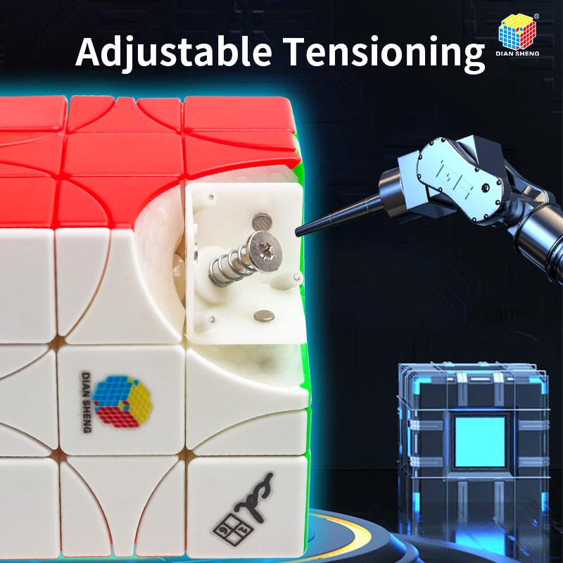 Corner Turning 3x3 Cube Magnetic Stickerless Magico Puzzle Children's Gifts Fidget Professional Toys