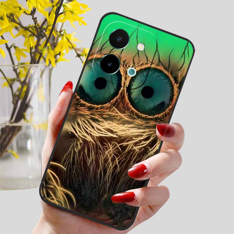 

For Vivo Y28 4G Case Lovely Cute Painted Silicone TPU Soft Phone Cover for Vivo Y28 4G Protect Bumper Shells Coque Funda Y 28 Vivo Y28 4G