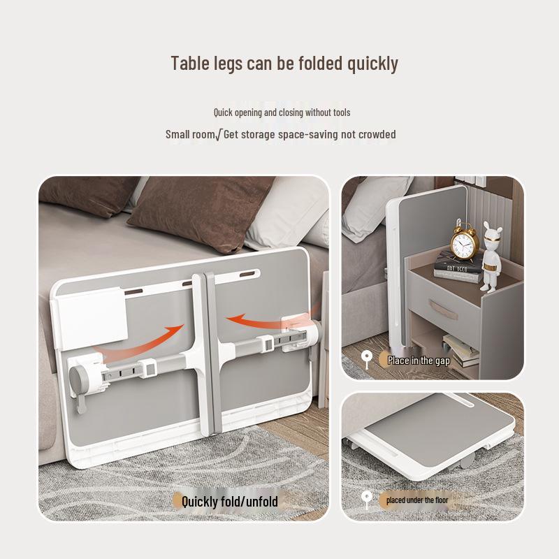 Adjustable Student Writing Table with Mobile Bracket for Bedroom or Dormitory