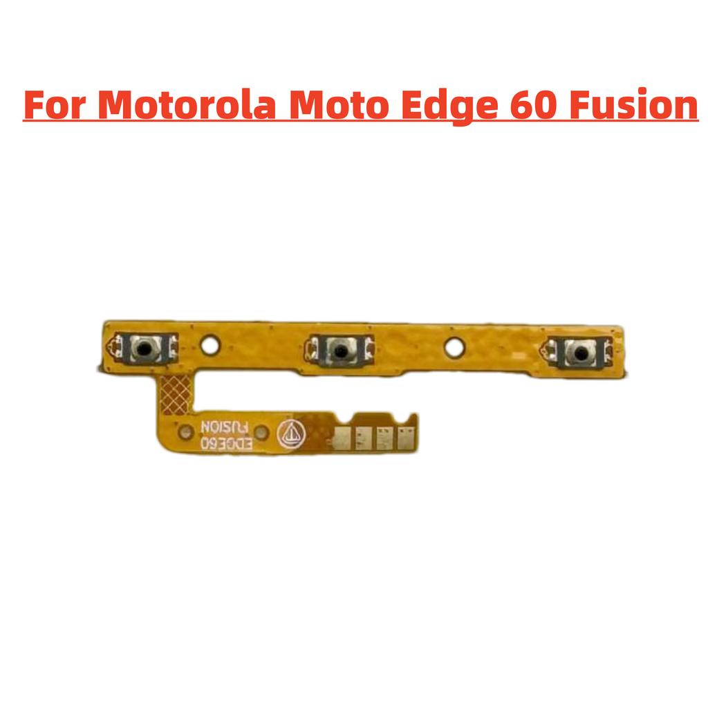 USB Dock Connector Board Charging Port Power Volume Button SIM Card Mainboard Flex Cable For Motorola Moto Edge 60 Fusion