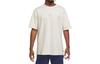 Nike T Shirts Men's White Crew Neck Moderate Straight Fit