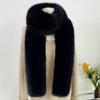 Fashionable 179*12cm Fake Fur Long Scarf Thick Soft Long Strip Scarf Fur Decor Winter Fluffy Scarf for Women Men Outdoor