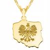 Złoty Naszyjnik Z Orłem Godłem Polski Orzeł Orzełek Orzełkiem Srebro 925