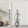 Metal Guitar Player Statue Violin Band Man Model Classical Guitar Decoration  Home Decor Scene