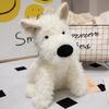 Dog Bowtie Schnauzer  West Highland White Terrier Plush Toy Dolls Kids Gift