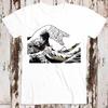 Great Wave Of Cats Kanawaga Funny Super Cool Best Gift Top Tee T Shirt Mens Womens Tees Top