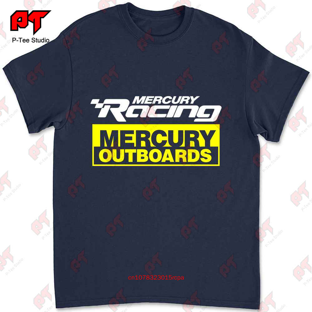 New Mercury Racing Outboards Logo Powersports T Shirt MO7W