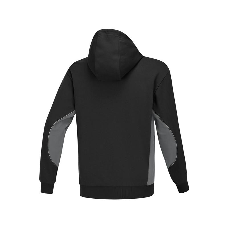 Skechers Sport Lifestyle Series Hooded Pullover Simple Long Sleeve Sweatshirt Unisex Sweatshirt Carbon-Black P424U012-0018