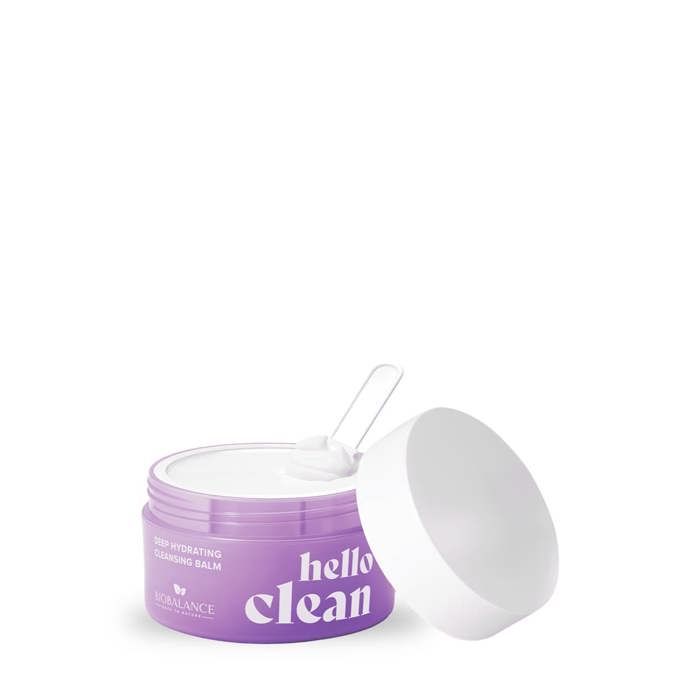 Bio Balance Baume Nettoyant Visage 3 En 1 À L'acide Hyaluronique, Pour Peau Normale Ou Sèche, Hello Clean, 100 Ml - Image 3