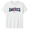 AMERICA USA Patriotic Mens T-Shirt Womens Graphic Tee Unisex Top