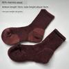 80% Mernu Wool Fall and Winter Heattech Men's and Women's Long Tube Extra Thick Fluffy Loop Sweat Socks Outdoor Snow Cold Socks