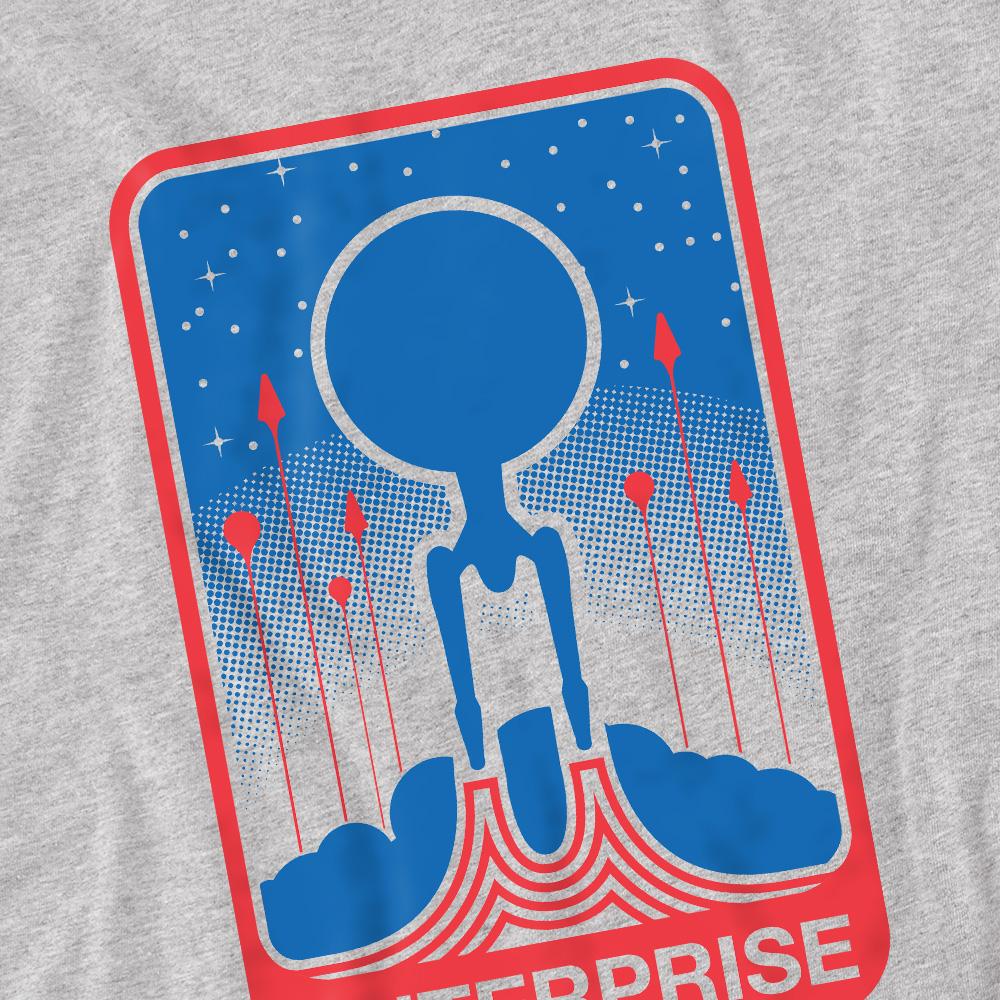 Star Trek Beyond Mens Enterprise Patch T-Shirt