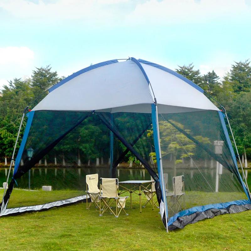ForOxford+Mesh Canopy Outdoor Sunscreen Anti-mosquito Tent Picnic Fishing Pergola UV Protection Sunshelter Large Space Party Tou