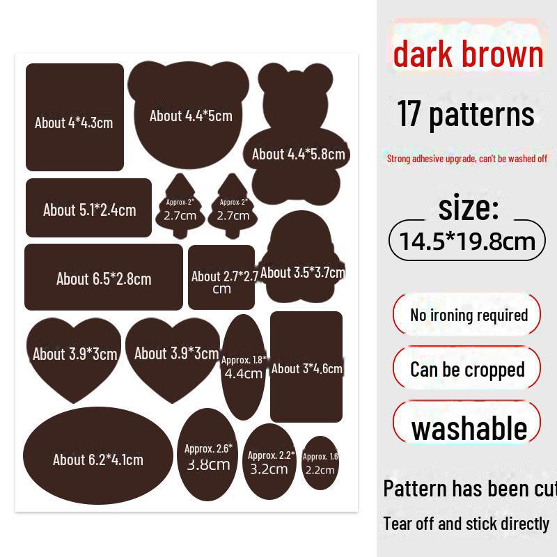 High-End Washable Self-Adhesive Down Jacket Repair Patch